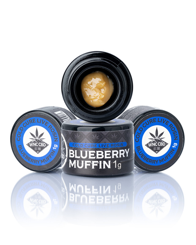 Blueberry Muffin Cold Cure Live Rosin (81.463% THCa) THCA flower — WNC CBD