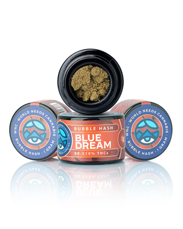 Blue Dream Bubble Hash (88.510% THCa) THCA flower — WNC CBD