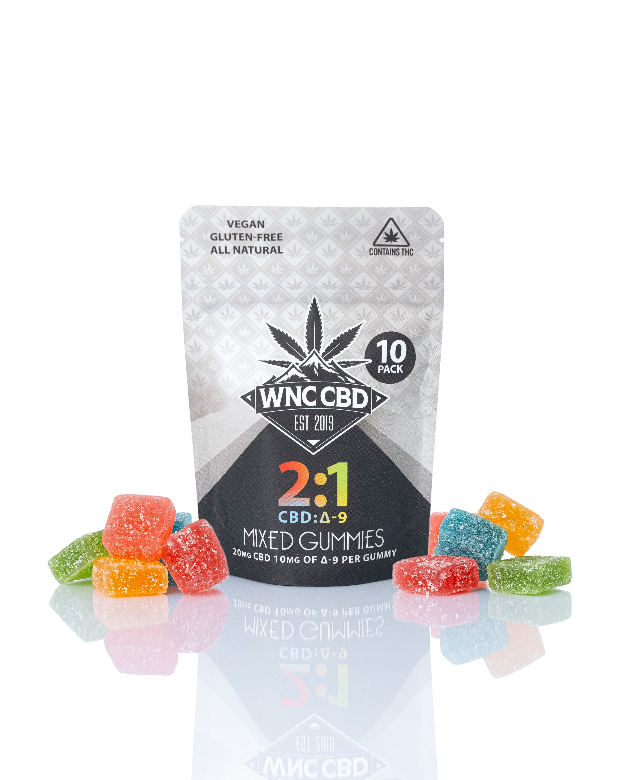 7:1 Mixed Δ9 Gummies – Strong Full-Spectrum Edibles | WNC CBD
