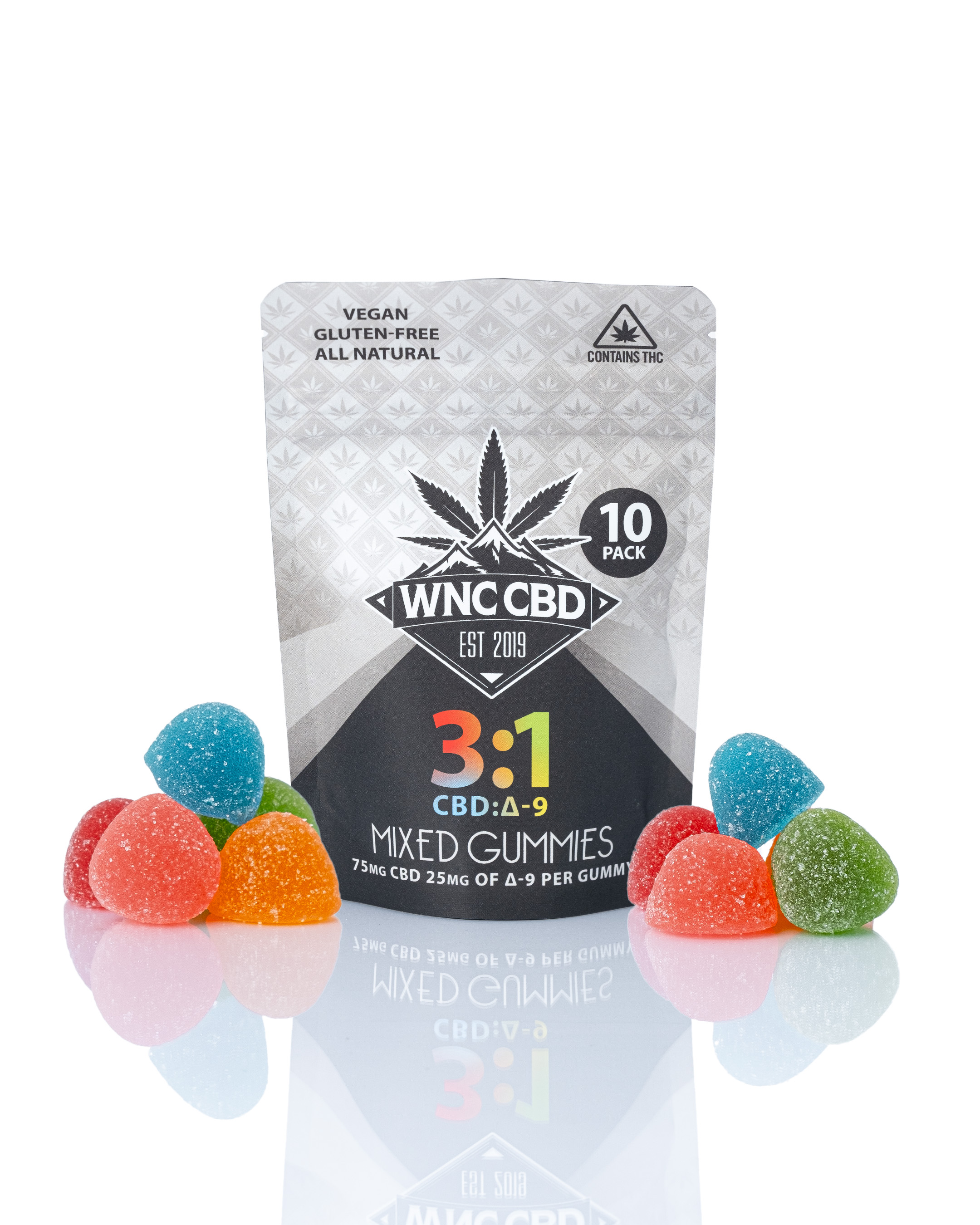 2:1 Mixed Δ9 Gummies – Strong Balanced Edibles | WNC CBD