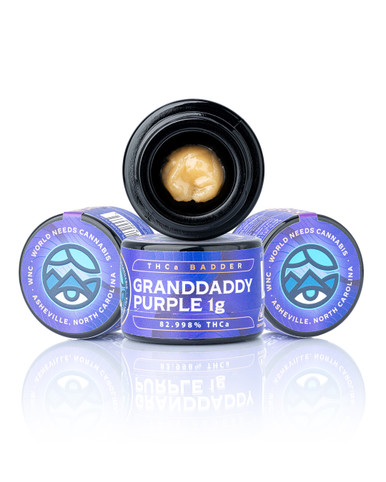 Granddaddy Purple THCa Badder – 82.998% | Grape & Berry High