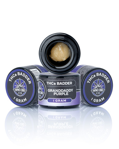 Granddaddy Purple THCa Badder – 80% | Grape & Berry High