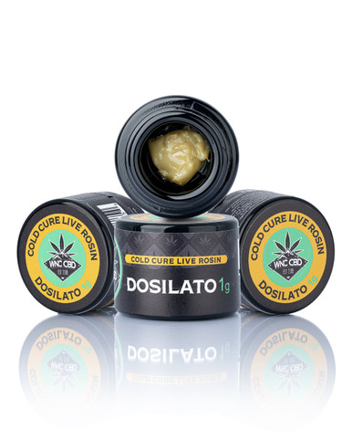 Dosilato Cold Cure Live Rosin (84.410% THCa) - WNC CBD