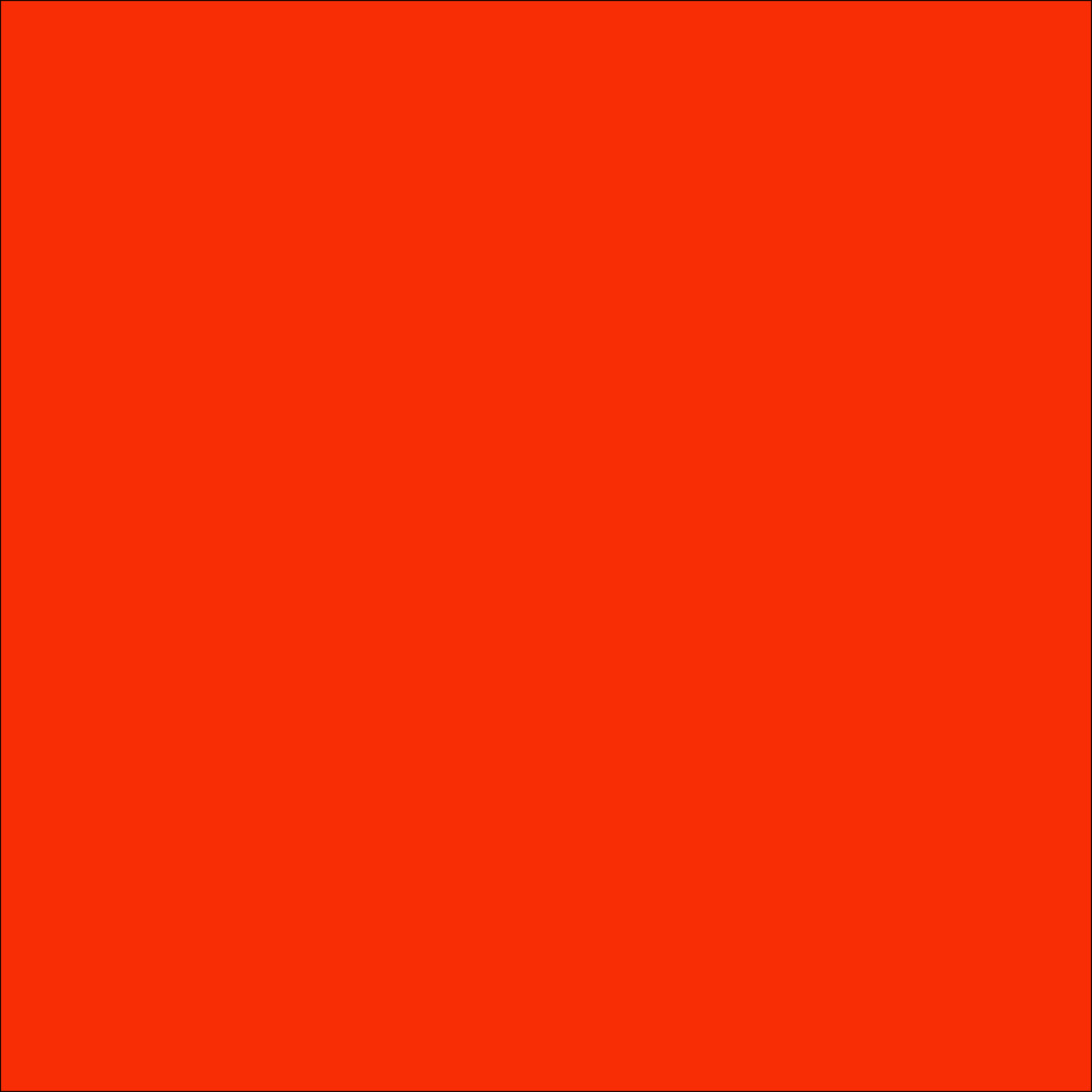 Oracal 6510 038 Fluorescent Red Orange Craft Vinyl