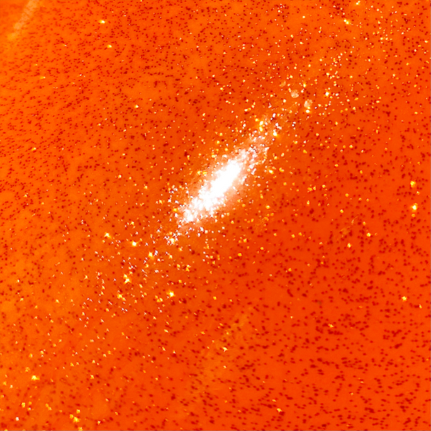 Oracal 851 Sparkling Glitter Metallic - Electric Orange