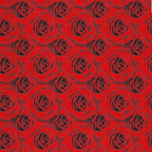 Thermoflex Fashion Patterns 12" Roll, Iron on Heat Transfer Vinyl Roll, HTV (Roses, 5 Feet)