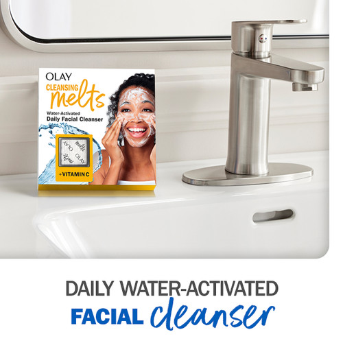Olay Cleansing Melts + Vitamin C | 12 Count
