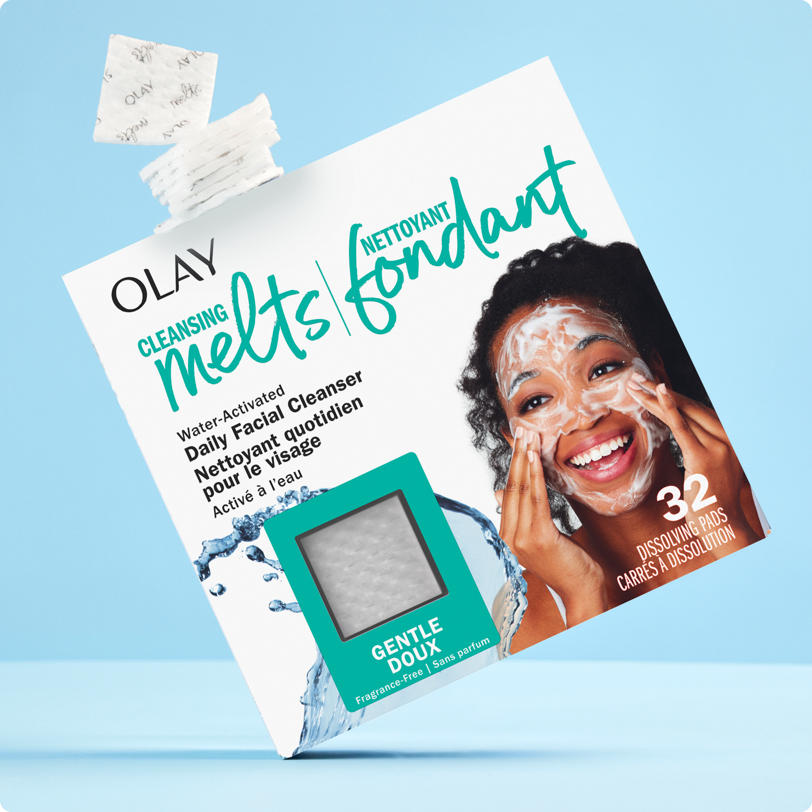 Nettoyant fondant doux olay