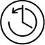 Icon of a clock indicating to reapply SPF every 2 hours.