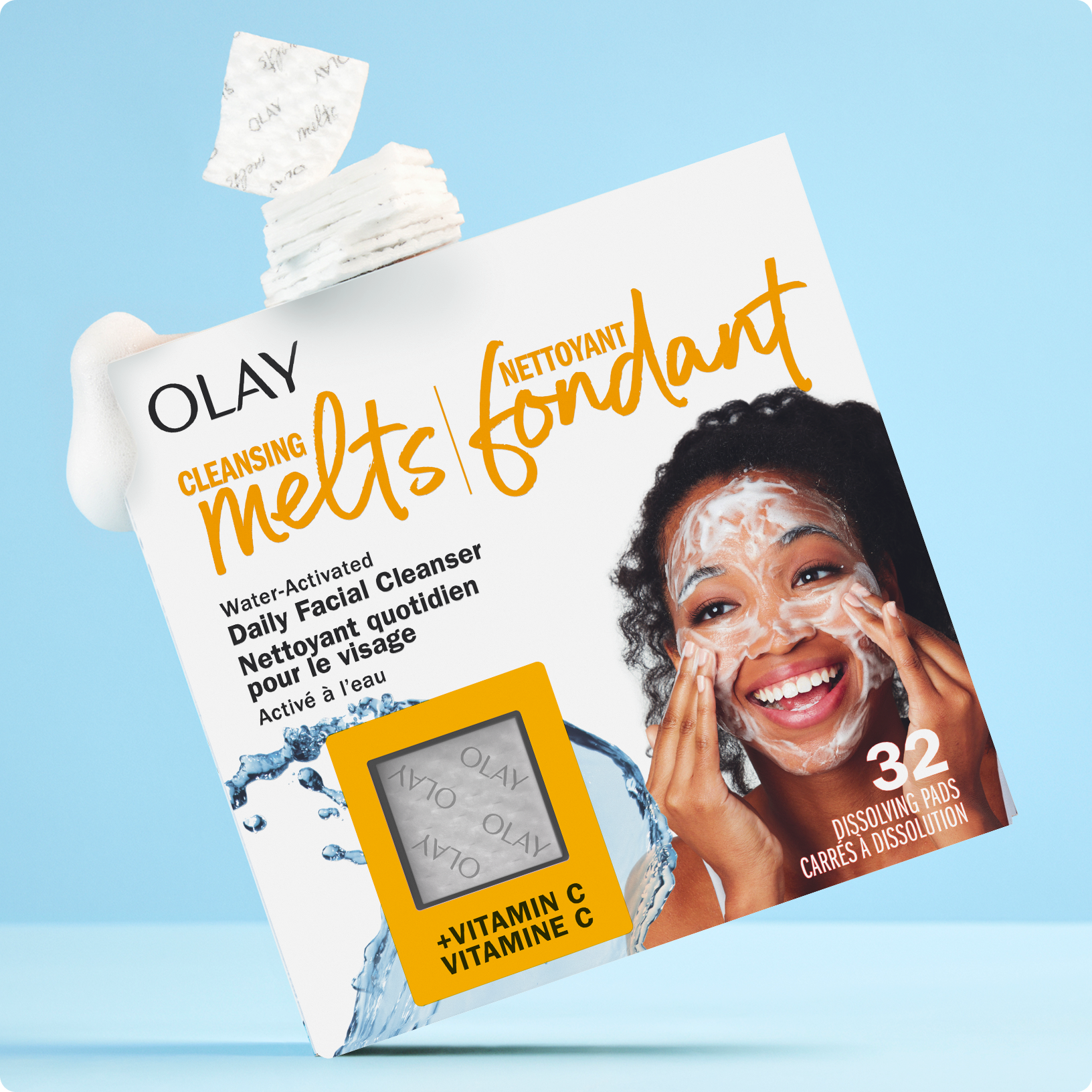 Nettoyant fondant Olay avec vitamine C