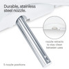 Brondell Swash SE600 durable stainless steel bidet nozzle with five adjustable positions and a retractable design for cleanliness.