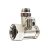 Coral UC300 Three stage under sink carbon block water filtration system metal t-valve.