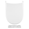 Toilet seat lid replacement for Round-shaped Swash CL2200.