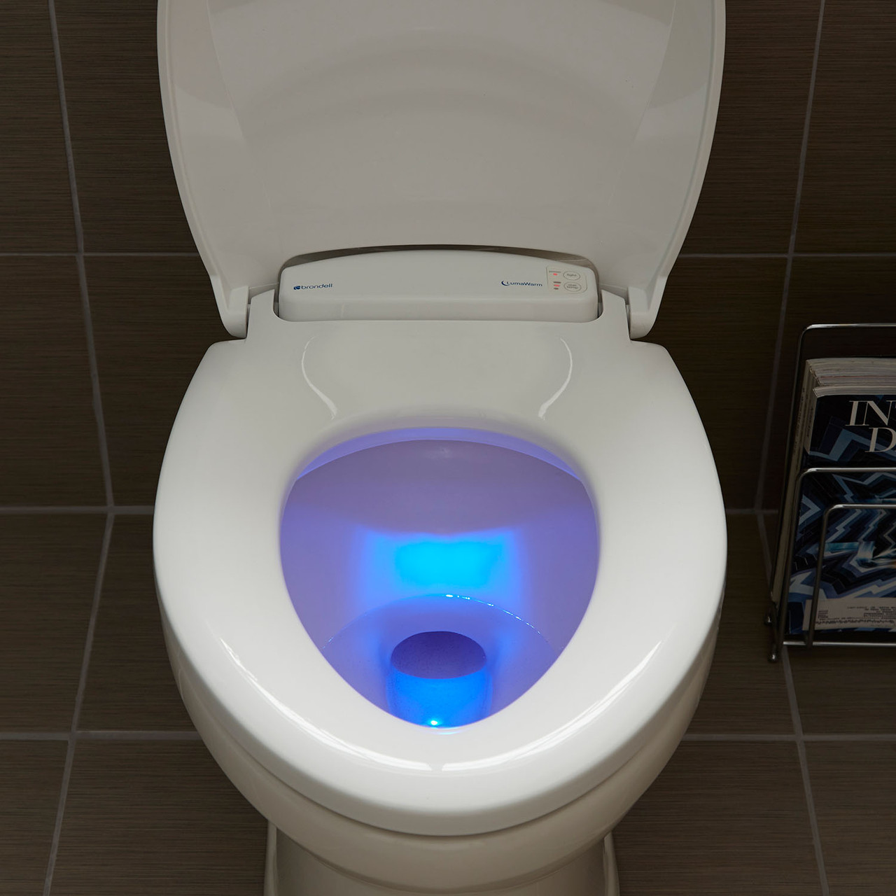 purple toilet seat