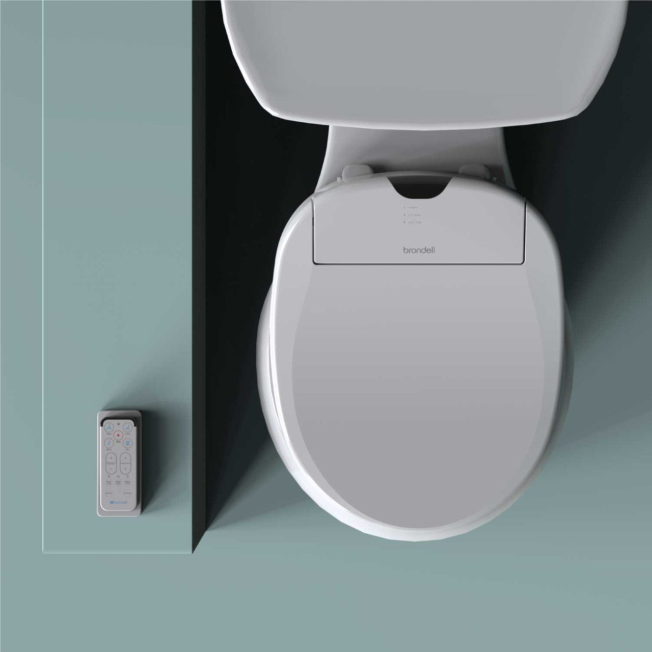 bidet toilet seat with remote