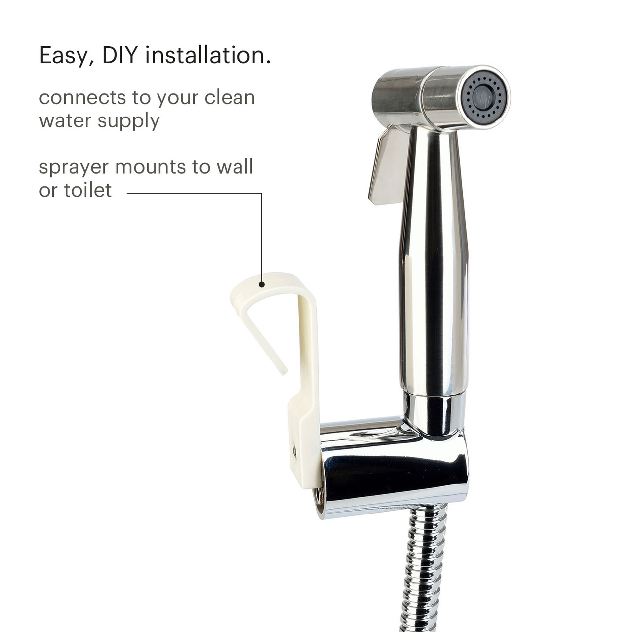 Effortless Cleaning: Handheld Bidet Sprayer for Toilet with Warm