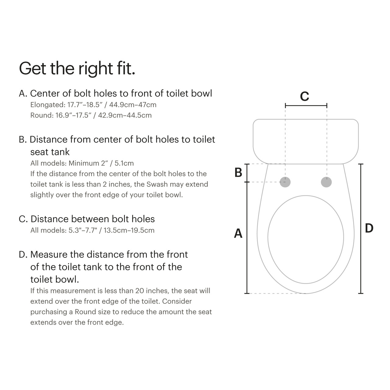 Siège De Toilette Bidet Brondell Thinline CL2200 - Blanc Allongé - Open Box (jamais Utilisé) - Garantie 1 An