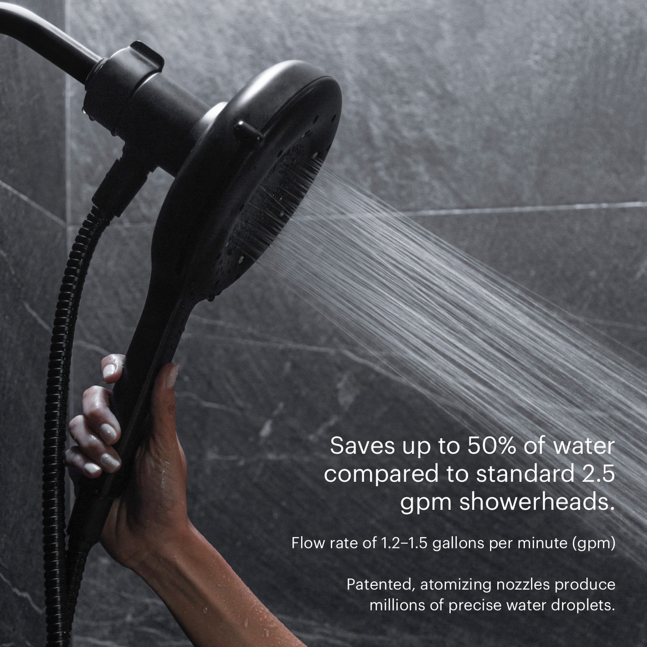 Nebia Corre Four Function Fixed Shower Head Bathroom Hardware Set Brushed  Nickel - Brondell