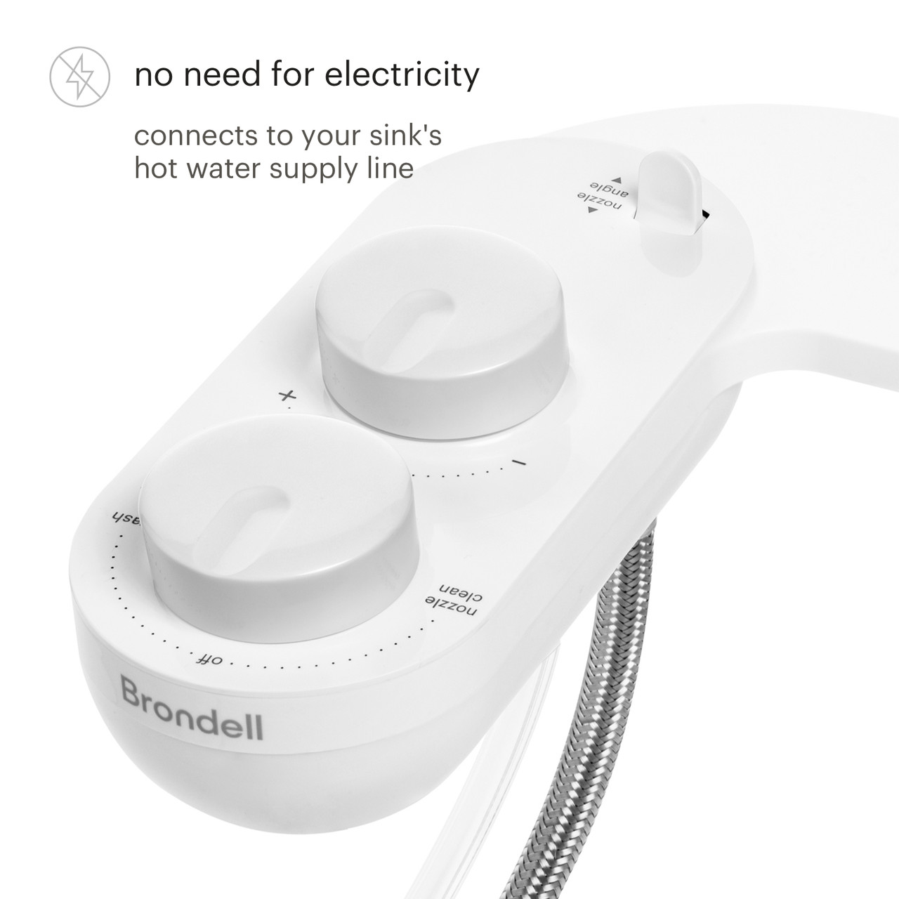 FreshSpa Thinline Essential Bidet Attachment with Adjustable Single