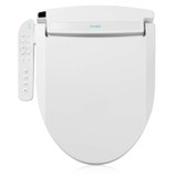 Brondell Swash LT89 Advanced Bidet Toilet Seat with Side Arm Control top view, lid closed