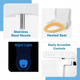 Brondell Swash LT89 Advanced Bidet Toilet Seat with Side Arm Control features and benefits