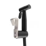 Brondell CleanSpa luxury hand-held bidet sprayer in matte black in a holster