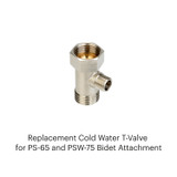 Tvalve replacement for the  LES-10, LES-30, and LES-40 models.  Tvalve replacement for the EasySpa models of bidet attachment and sprayers.