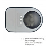 Brondell RC100 Circle reverse osmosis under counter water filter system uses a patented water-saving technology, smart valve, and flexible storage tank.