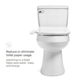 T22 bidet toilet seat will help save water, tress, and energy