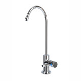 Coral UC300 Three stage under sink carbon block water filtration system faucet handle down.