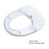 Brondell Swash S1000 advanced bidet toilet seat is easy to clean and a quick-release seat. Brondell Swash S1000 advanced bidet toilet seat is easy to clean and a quick-release seat.