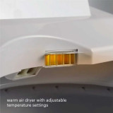 Brondell Swash 1400 bidet toilet seat warm air dryer with adjustable temperature settings