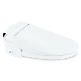 Brondell Swash SE600 bidet toilet seat closed from a side view