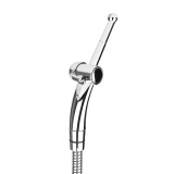 Brondell CleanSpa advanced hand-held bidet sprayer installed on a bathroom from a front view