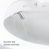 Omigo SL Advanced Bidet Toilet Seat with Remote Control silver ion nozzle sterilization