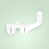 Omigo Element plus bidet attachment top view against mint background