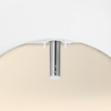 OmigoGS Essential Bidet Toilet Seat hygienic silver ion nozzle against peach background