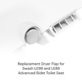 Replacement dryer flap for Swash LE99 and LE89 advanced bidet toilet seat
