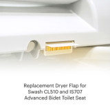 Replacement dryer flap for Swash CL510 and IS707 advanced bidet toilet seat
