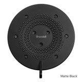 Brondell Nebia Yuba 5-Setting Fixed Showerhead in matte black face plate