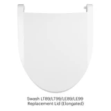 Toilet seat lid replacement for Elongated-shaped Swash LT89/LT99/LE89/LE99