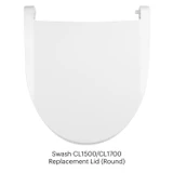 Toilet seat lid replacement for Round-shaped Swash CL1500 and CL1700.