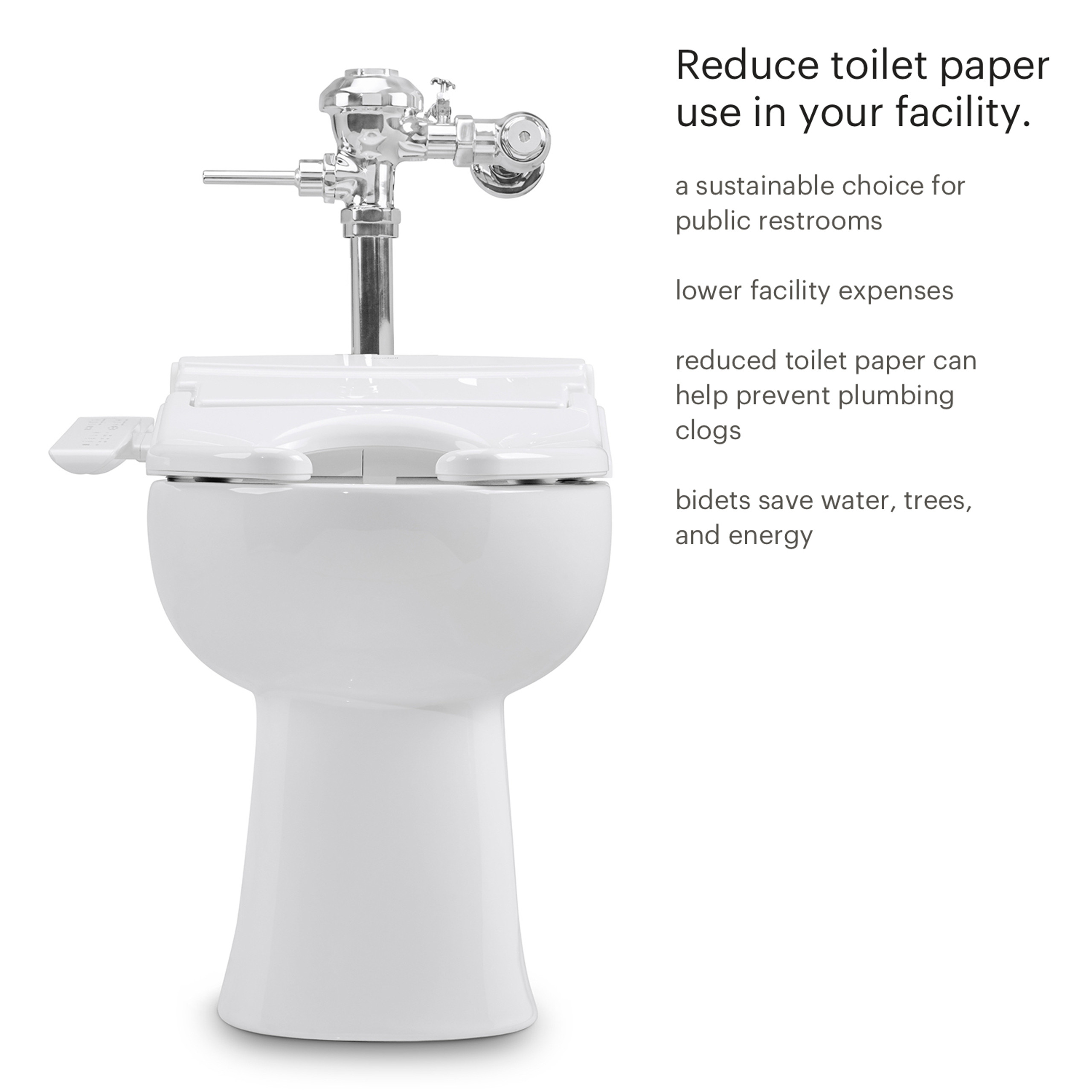 Swash Thinline T22 Commercial Bidet Toilet Seat Brondell