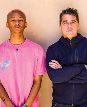 Jaden Smith and Drew FitzGerald