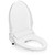 Brondell CL1700 bidet toilet seat opened from a side view