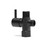 Brondell CleanSpa luxury hand-held bidet sprayer T-valve part in matte black