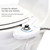 Brondell SouthSpa essential left-handed bidet attachment closed from a side view