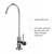 Brondell RC100 Circle reverse osmosis metal faucet has a rapid refill rate and a LED filter-change indicator.