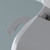 Brondell SimpleSpa Thinline essential bidet attachment with single nozzle attached to the toilet in front of a grey background