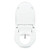 Brondell Swash CL950 bidet toilet seat open from a front view